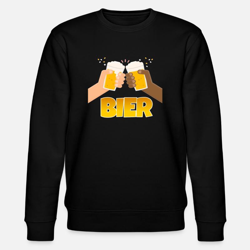 BIER !!! - Stanley/Stella Unisex Bio-Sweatshirt CHANGER - Schwarz