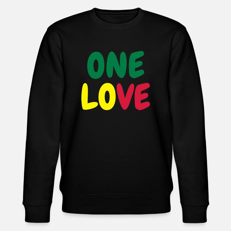 Cannabis / Drogen / Haschisch / Alkohol / Weed - Stanley/Stella Unisex Bio-Sweatshirt CHANGER  - Schwarz