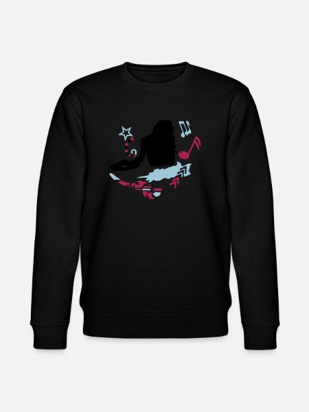 female DJ - Stanley/Stella CHANGER Unisex Organic Sweatshirt - black