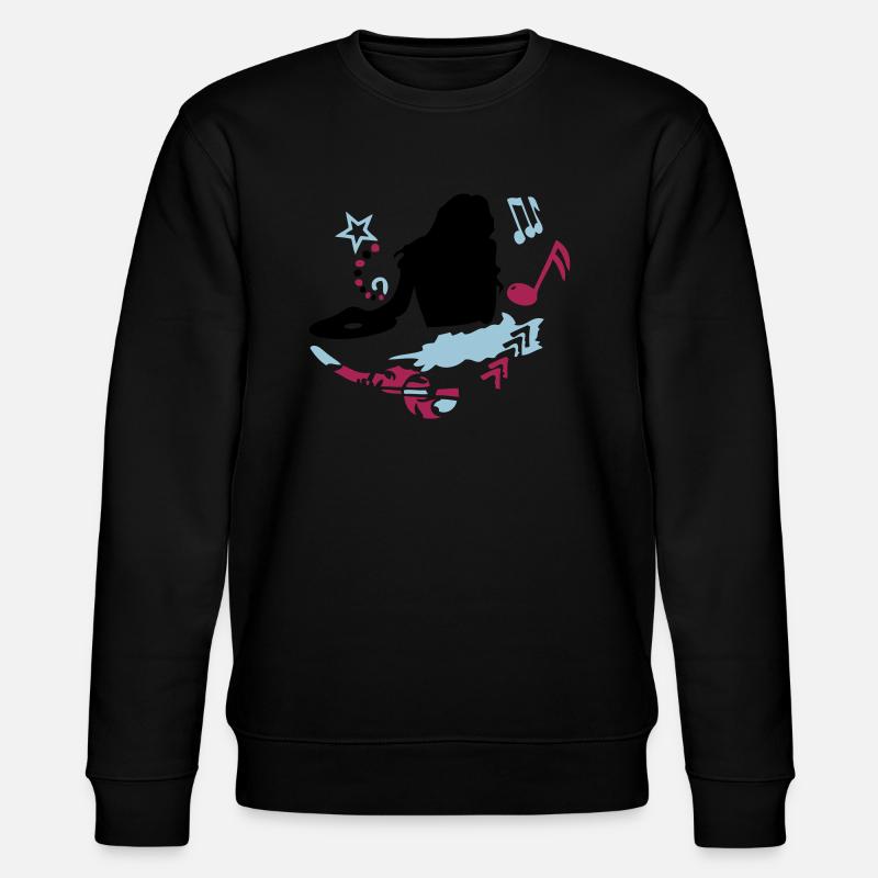 Frau dj - Stanley/Stella Unisex Bio-Sweatshirt CHANGER - Schwarz