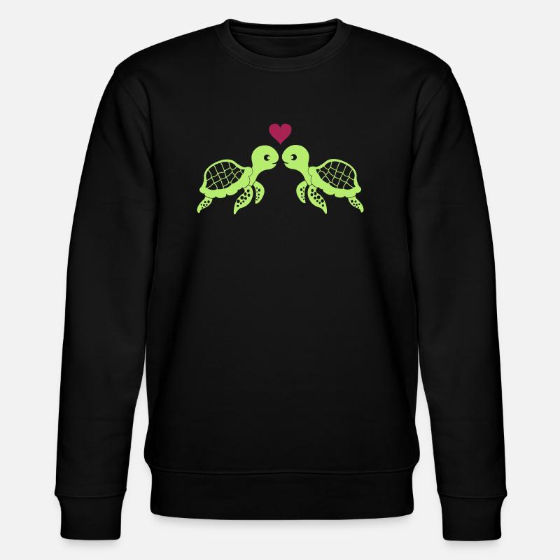 schildkroeten_001 - Stanley/Stella CHANGER Unisex Organic Sweatshirt - black