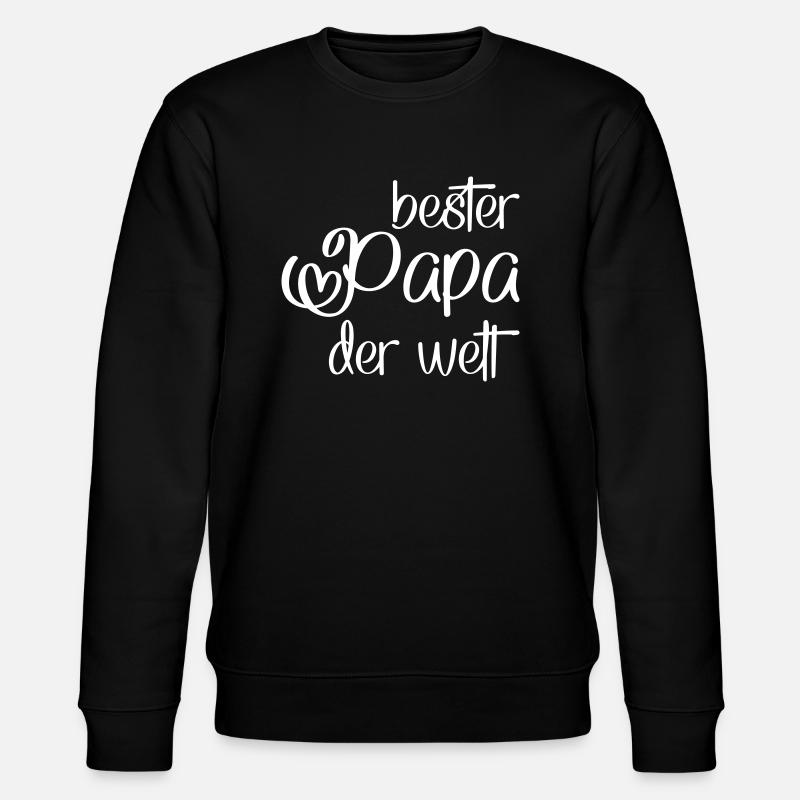 Papa - Stanley/Stella Unisex Bio-Sweatshirt CHANGER  - Schwarz