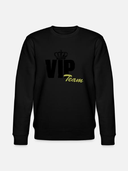 vip team - Stanley/Stella CHANGER Unisex Organic Sweatshirt - black