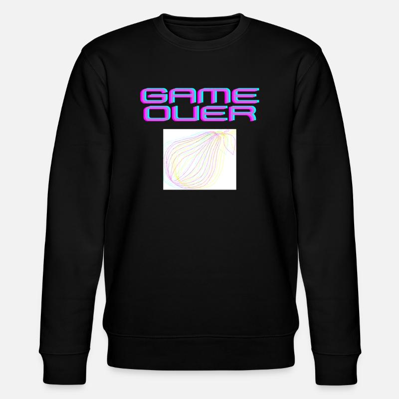 Game OVER - Stanley/Stella Unisex Bio-Sweatshirt CHANGER  - Schwarz