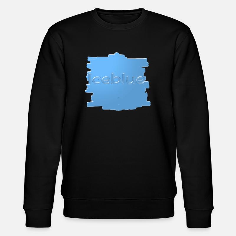 Bleu glace - Sweat bio CHANGER Stanley/Stella Unisexe - noir