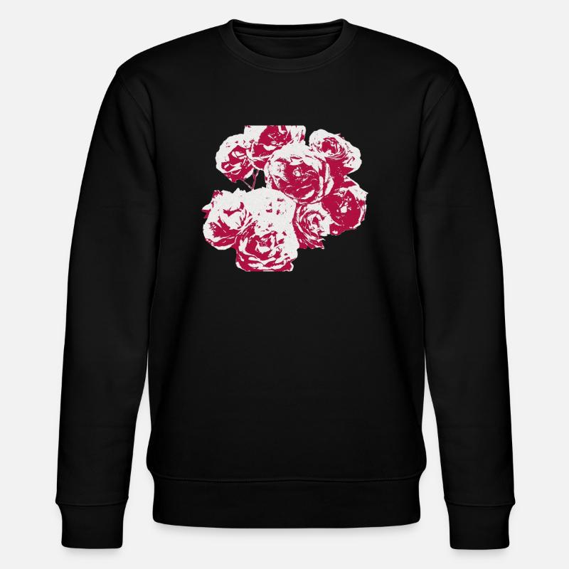 Roses ombragées - Sweat bio CHANGER Stanley/Stella Unisexe - noir