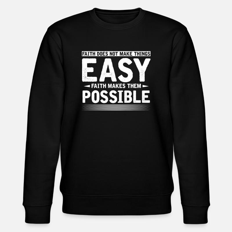 Motivation - Stanley/Stella Unisex Bio-Sweatshirt CHANGER  - Schwarz
