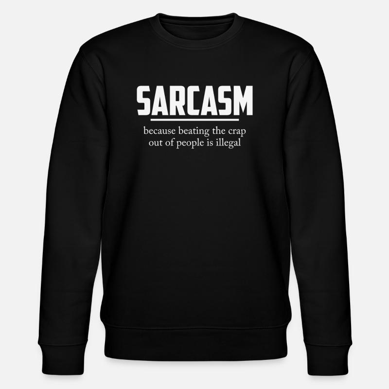SARCASME - Sweat bio CHANGER Stanley/Stella Unisexe - noir