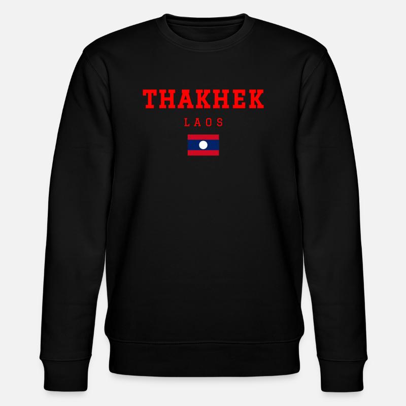 Thakhek Laos - Stanley/Stella Unisex Bio-Sweatshirt CHANGER  - Schwarz