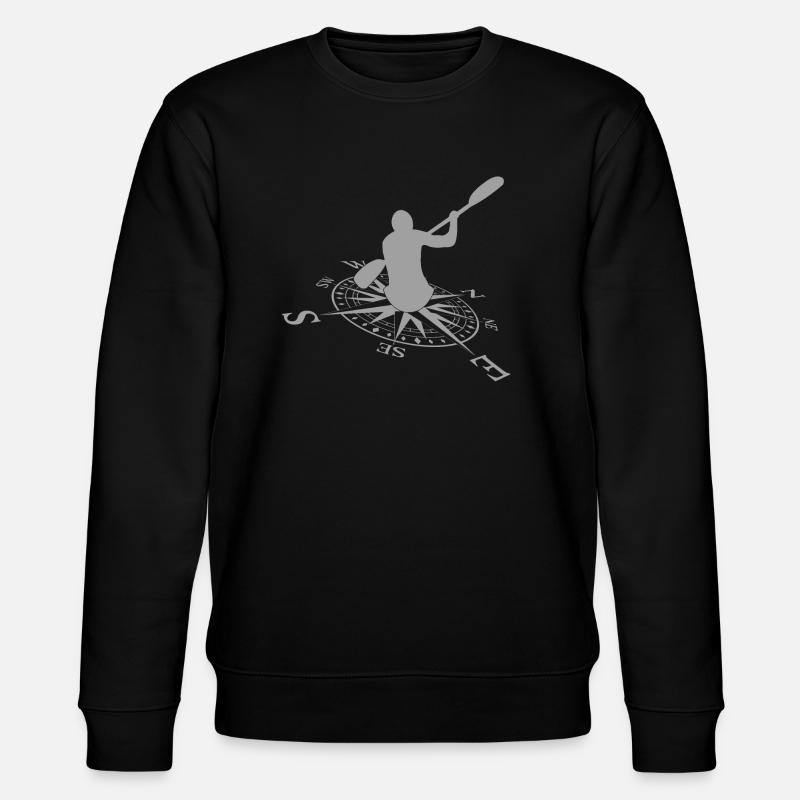 Paddeln - Stanley/Stella Unisex Bio-Sweatshirt CHANGER  - Schwarz
