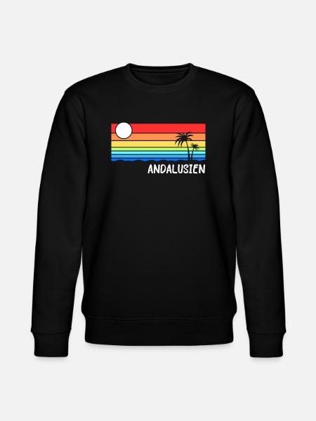 Andalusia Spain Holiday Idea - Stanley/Stella CHANGER Unisex Organic Sweatshirt - black