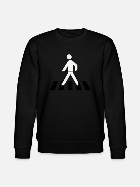 Crossing the zebra crossing - Stanley/Stella CHANGER Unisex Organic Sweatshirt - black