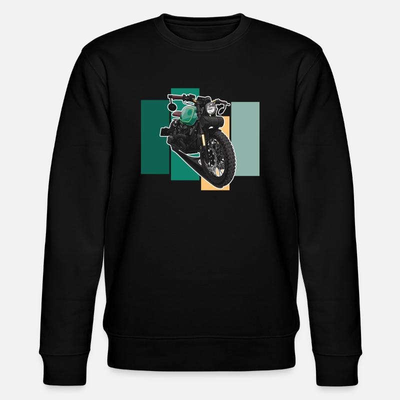Bobber // Custom // Motorcycle - Stanley/Stella CHANGER Unisex Organic Sweatshirt - black