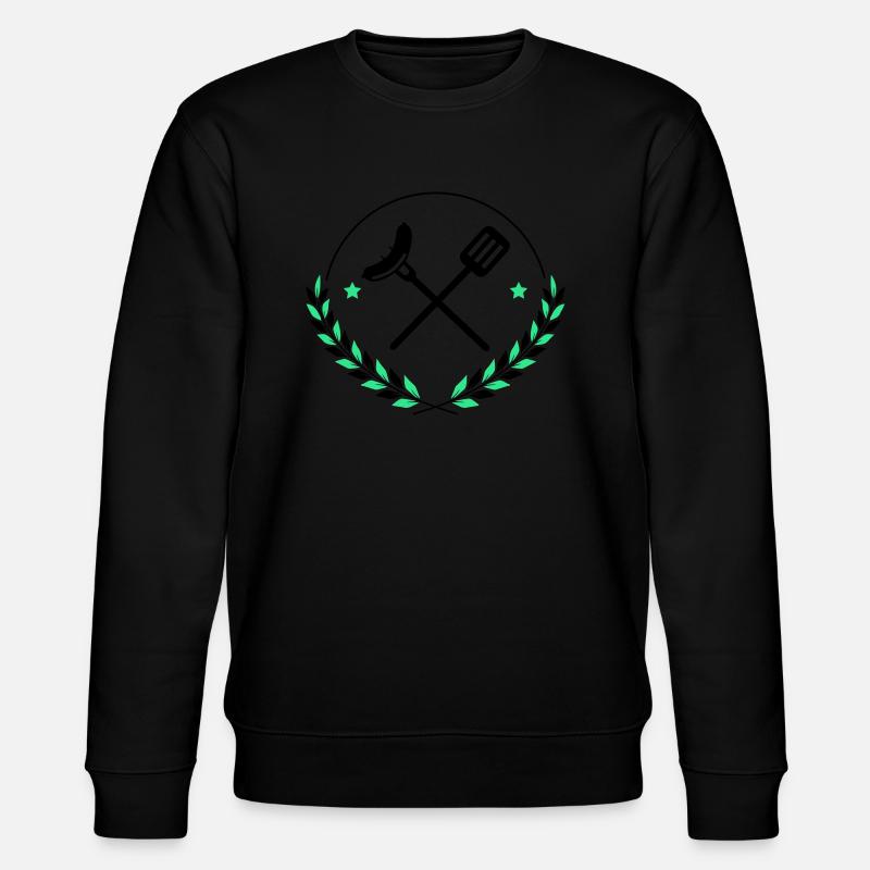 Couverts à griller Grillades - Sweat bio CHANGER Stanley/Stella Unisexe - noir