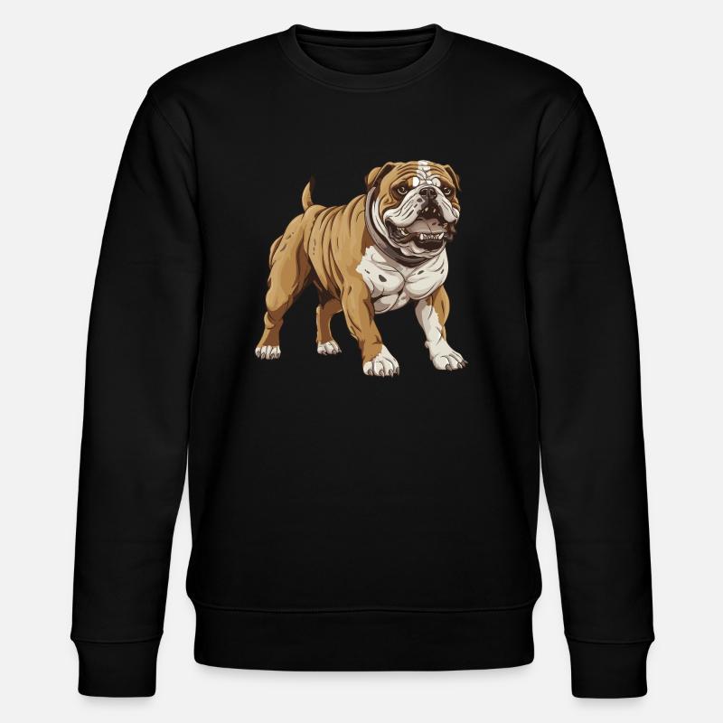 Chien bouledogue - Sweat bio CHANGER Stanley/Stella Unisexe - noir
