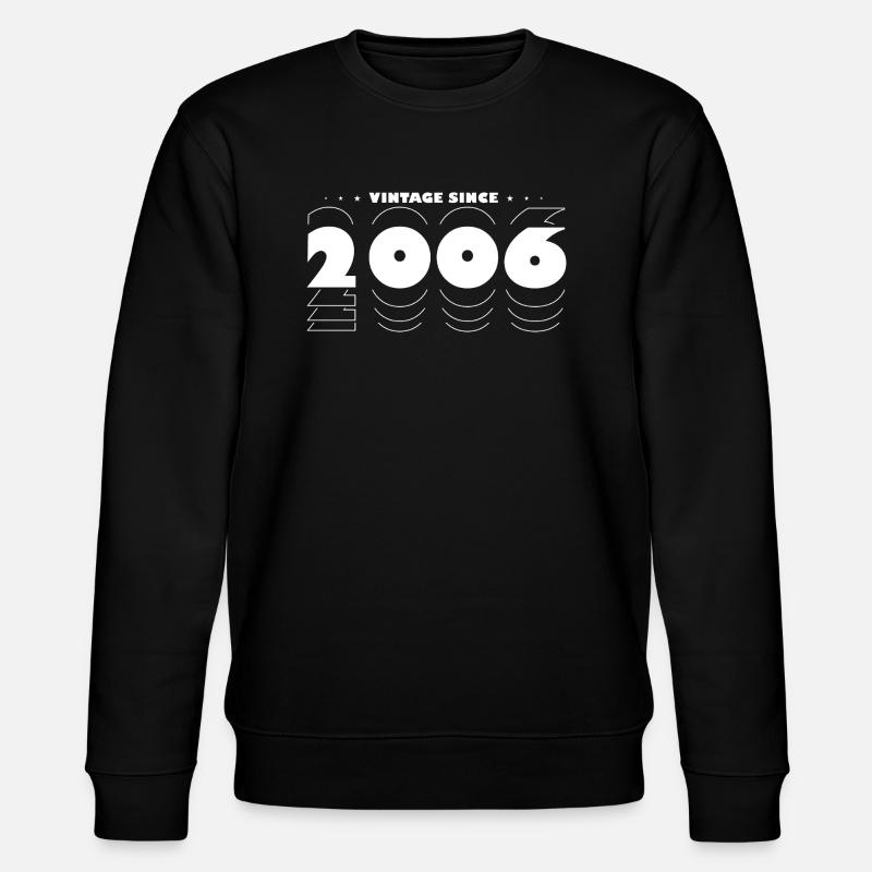 Millésime 2006 - 19 ans d’indémodabilité - Sweat bio CHANGER Stanley/Stella Unisexe - noir