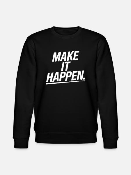 Go for it! - Stanley/Stella CHANGER Unisex Organic Sweatshirt - black