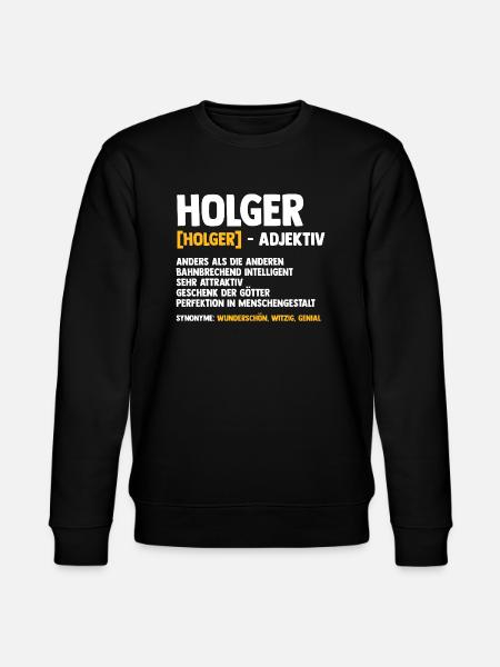 Holger - Stanley/Stella CHANGER Unisex Organic Sweatshirt - black
