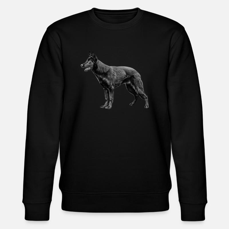 Schäferhund - Stanley/Stella Unisex Bio-Sweatshirt CHANGER  - Schwarz