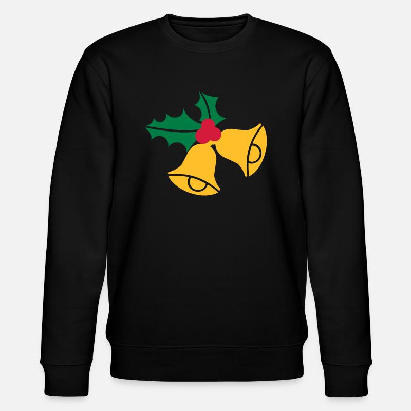 Glocken Weihnachten - Stanley/Stella Unisex Bio-Sweatshirt CHANGER  - Schwarz