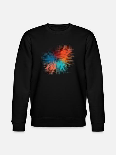 modernes Muster bunt - Stanley/Stella Unisex Bio-Sweatshirt CHANGER  - Schwarz
