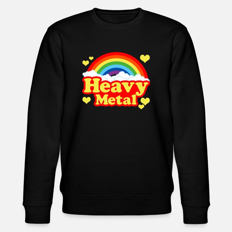 Schwermetall - Stanley/Stella Unisex Bio-Sweatshirt CHANGER  - Schwarz