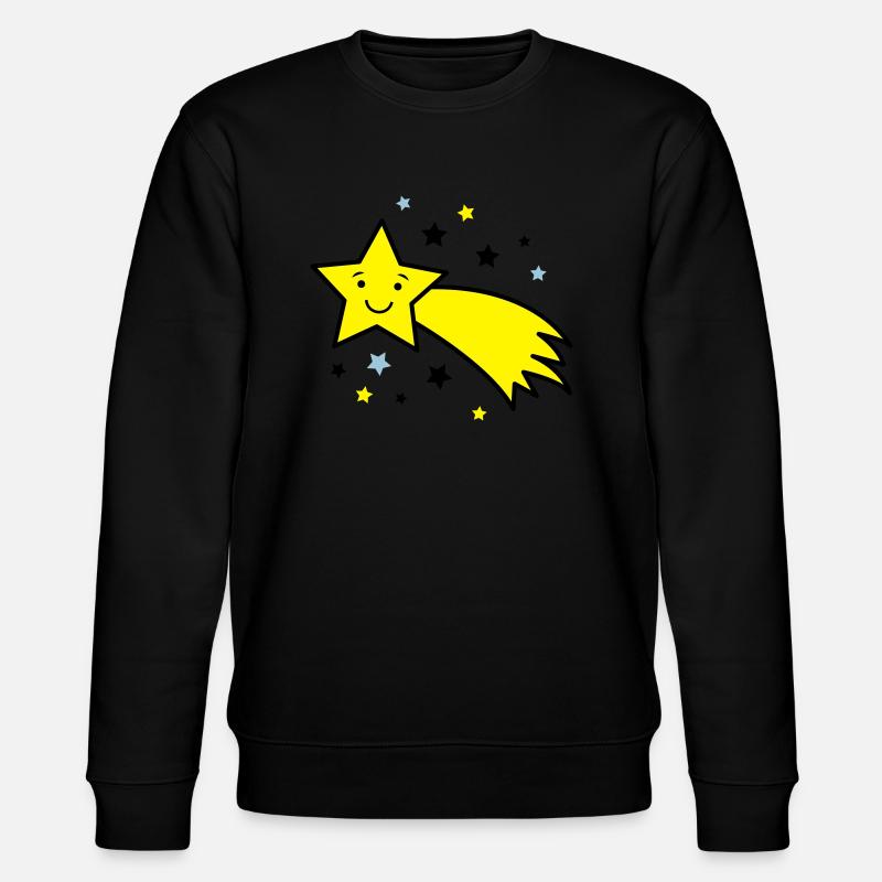 sternschnuppe_03 - Stanley/Stella CHANGER Unisex Organic Sweatshirt - black