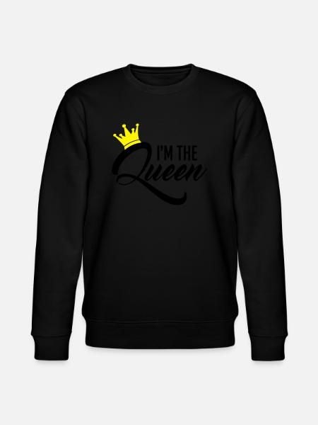 I'm the Queen - Stanley/Stella Unisex Bio-Sweatshirt CHANGER - Schwarz
