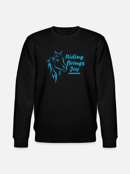 Horse Pferd - Stanley/Stella CHANGER Unisex Organic Sweatshirt - black