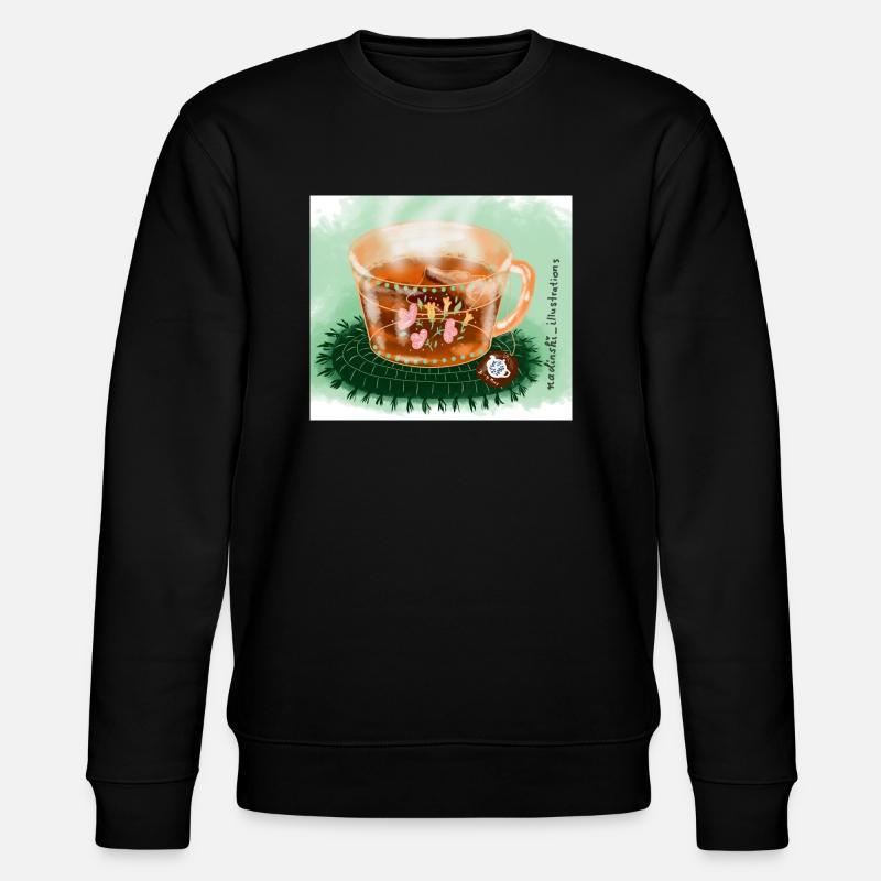 Tee Pause - Stanley/Stella Unisex Bio-Sweatshirt CHANGER  - Schwarz
