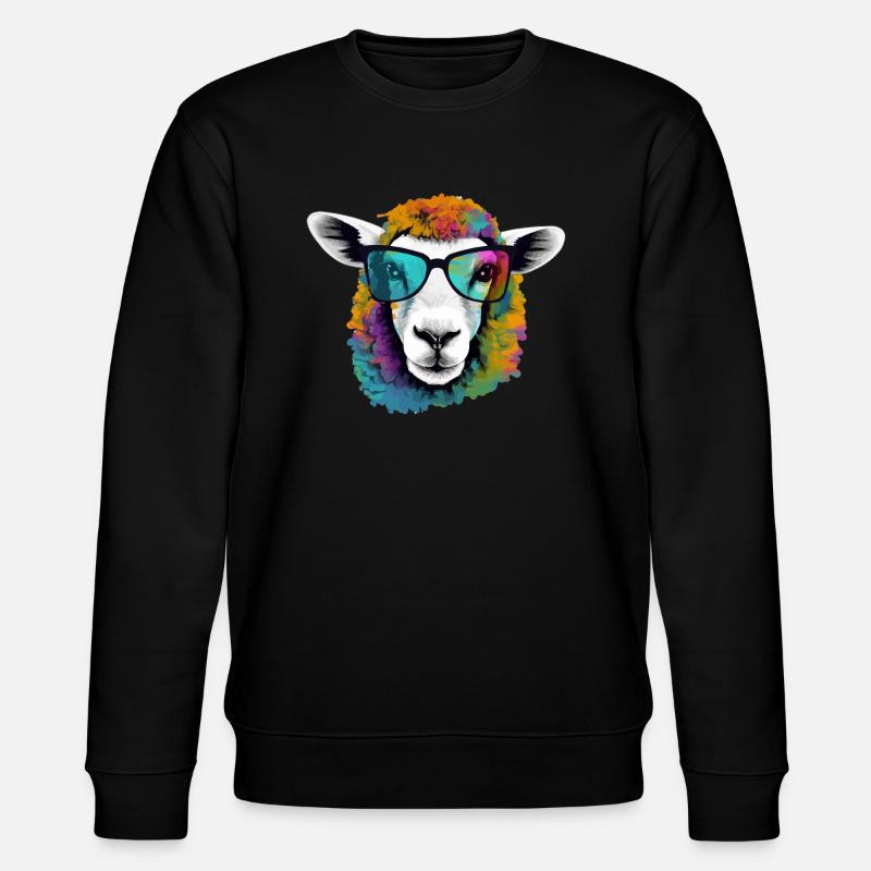 Mimou le mouton - Sweat bio CHANGER Stanley/Stella Unisexe - noir