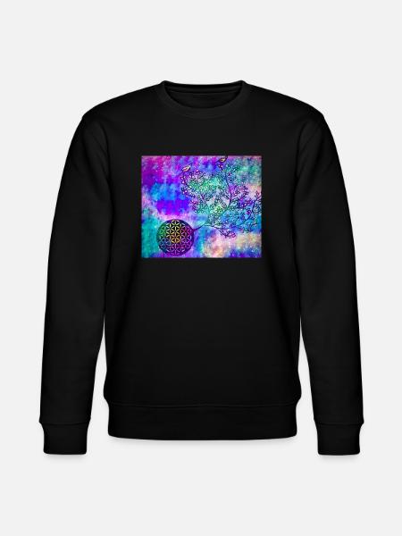 Persischer Lebensbaum Nr. 2 - Stanley/Stella Unisex Bio-Sweatshirt CHANGER  - Schwarz
