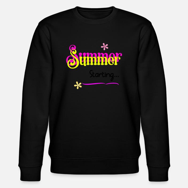 Summer Starting Design - Stanley/Stella CHANGER Unisex Organic Sweatshirt - black