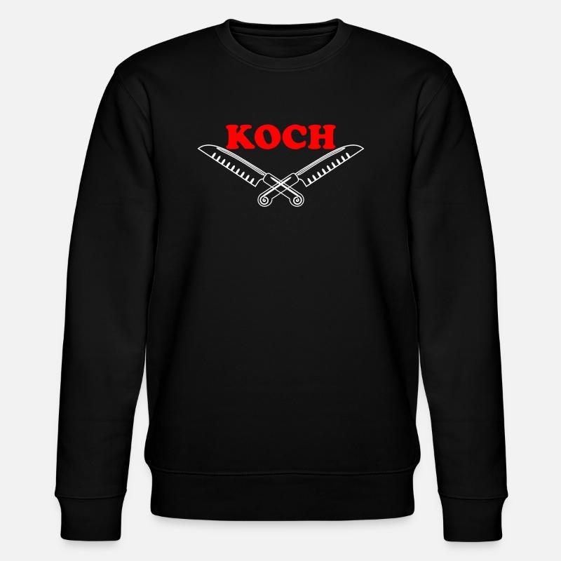 Koch - Stanley/Stella Unisex Bio-Sweatshirt CHANGER  - Schwarz