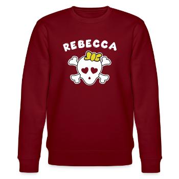 Pirate Rebecca Design pour les filles et les femmes - Sweat bio CHANGER Stanley/Stella Unisexe - bordeaux - Devant - Nik (191cm) & Marisol (170cm)