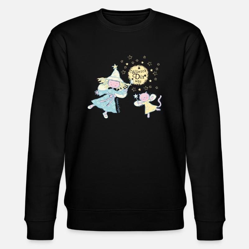 Make a wish - Stanley/Stella CHANGER Unisex Organic Sweatshirt - black
