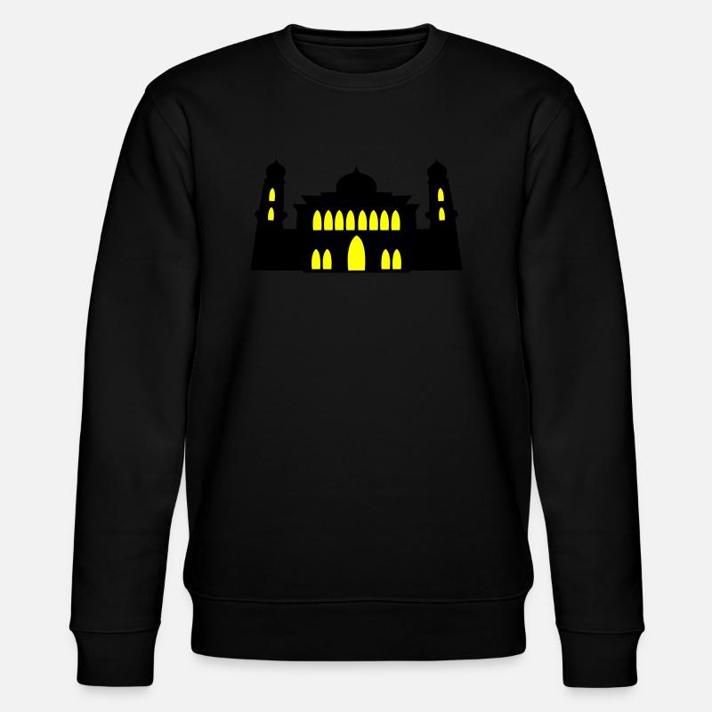 mosque silhouette - Stanley/Stella CHANGER Unisex Organic Sweatshirt - black