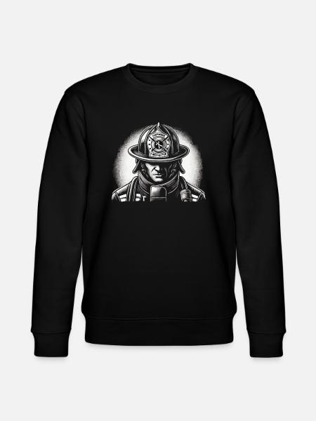 sapeurs-pompiers - Sweat bio CHANGER Stanley/Stella Unisexe - noir
