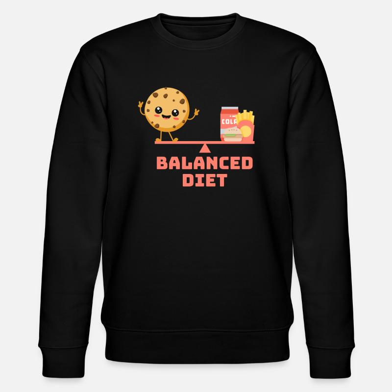 équilibré cookie fastfood Régime - Sweat bio CHANGER Stanley/Stella Unisexe - noir