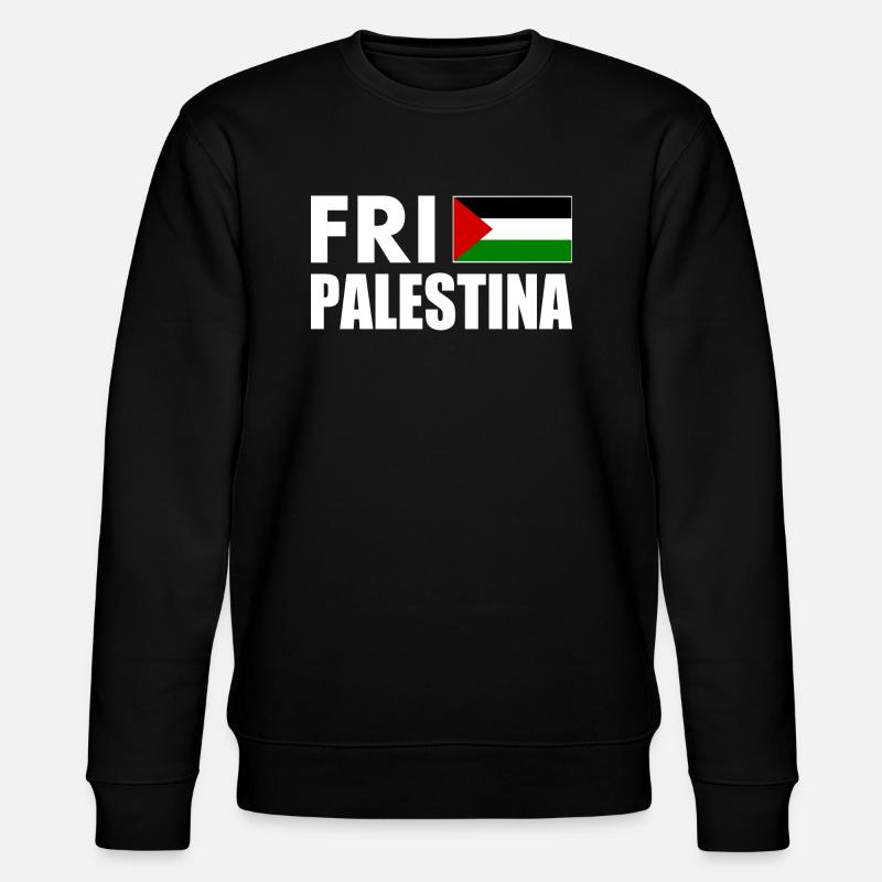 Fri palestina - Sweat bio CHANGER Stanley/Stella Unisexe - noir