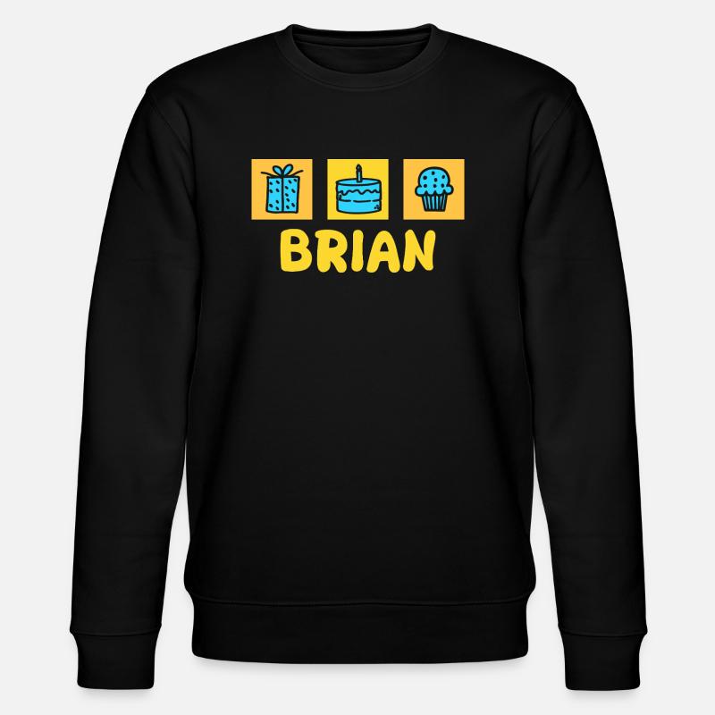 Vorname Brian - Stanley/Stella Unisex Bio-Sweatshirt CHANGER  - Schwarz