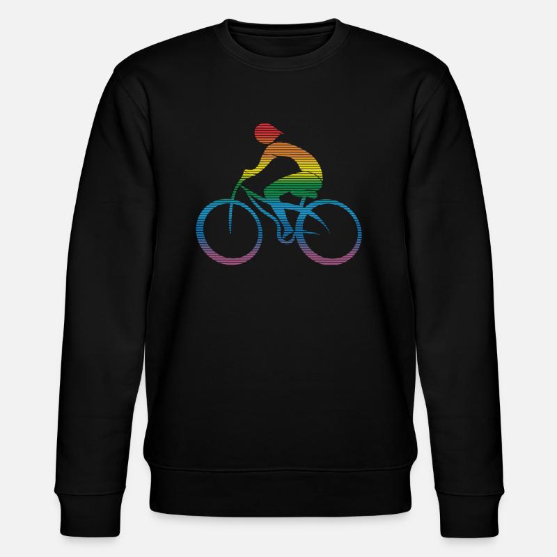 Cyclist - Stanley/Stella CHANGER Unisex Organic Sweatshirt - black