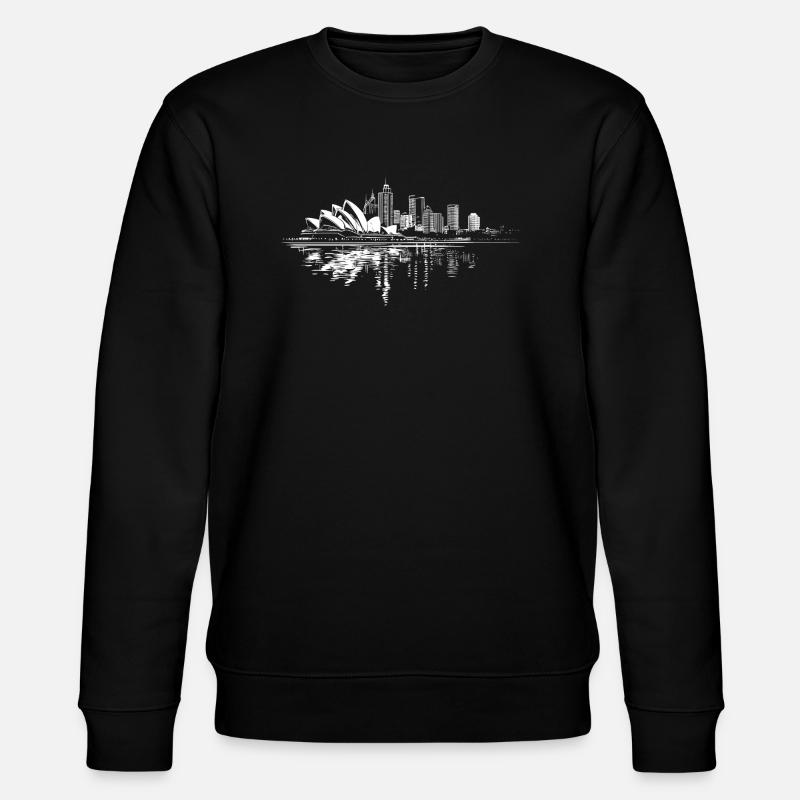 Sidney Skyline - Stanley/Stella CHANGER Unisex Organic Sweatshirt - black