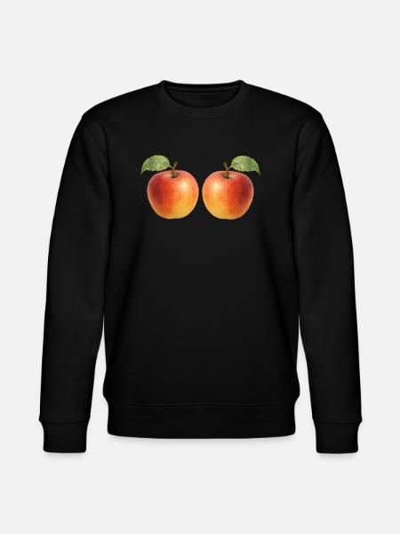 Apple 2 - Stanley/Stella CHANGER Unisex Organic Sweatshirt - black