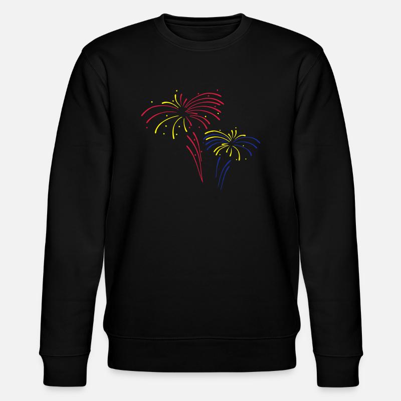 Feuerwerk - Stanley/Stella Unisex Bio-Sweatshirt CHANGER  - Schwarz