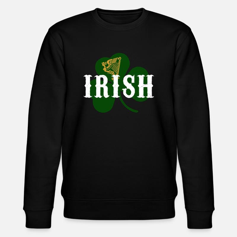 irish - Stanley/Stella Unisex Bio-Sweatshirt CHANGER  - Schwarz