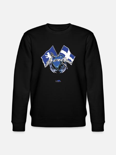 Berlin - Flagge zeigen - Stanley/Stella Unisex Bio-Sweatshirt CHANGER - Schwarz