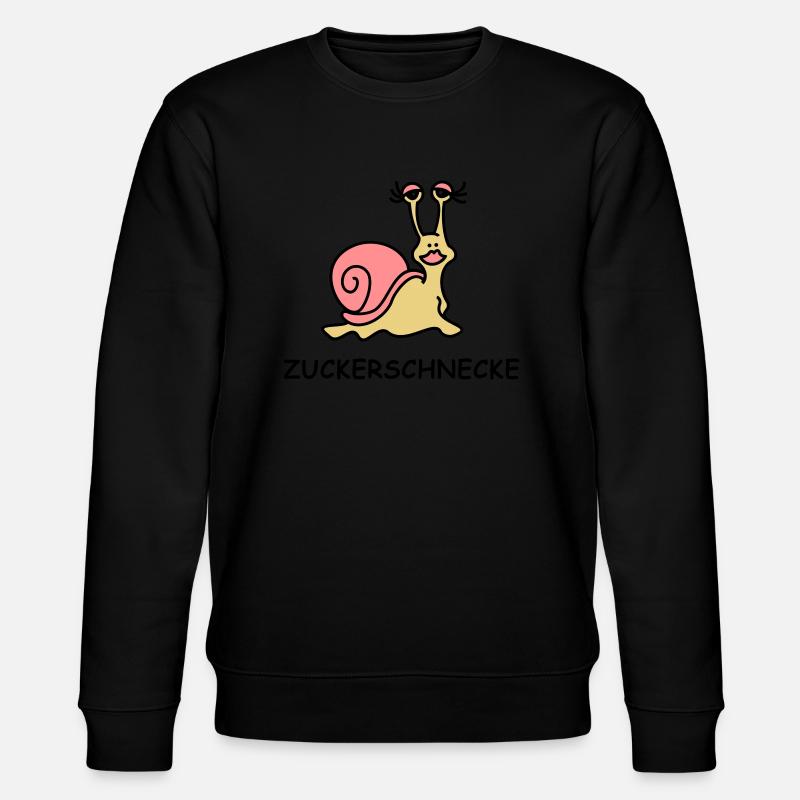 Zuckerschnecke - Stanley/Stella Unisex Bio-Sweatshirt CHANGER  - Schwarz