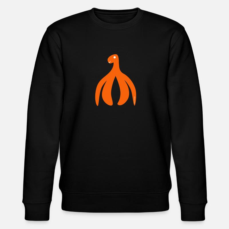 kitzler power orange - Stanley/Stella Unisex Bio-Sweatshirt CHANGER  - Schwarz
