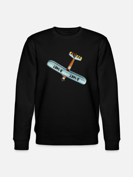 Udet Flieger 02 - Stanley/Stella Unisex Bio-Sweatshirt CHANGER - Schwarz